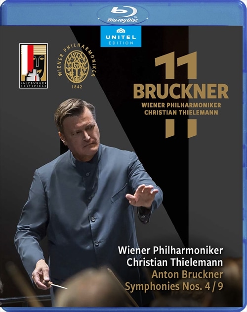 ubNi[ : ȑ4&9 / NXeBAEeB[}AEB[EtBn[j[ǌyc (Bruckner : Symphonies Nos 4&9 / Christian Thielemann & Wiener Philharmoniker) [Blu-ray] [Import] [Live] [{сEt]